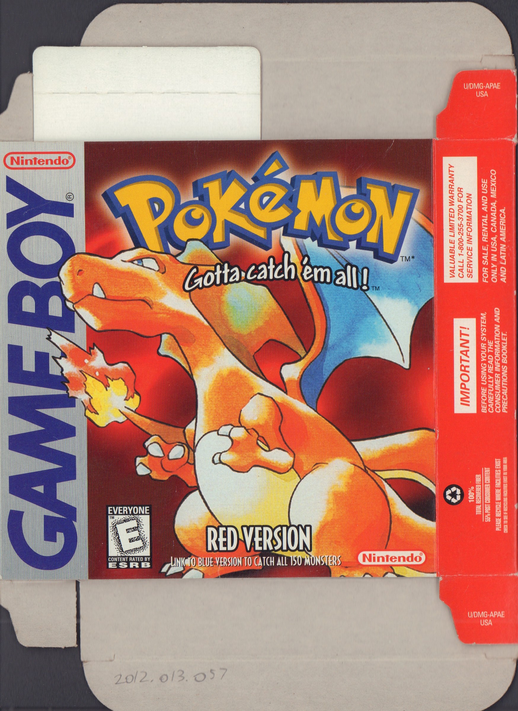 Pokemon Red Nintendo GameBoy Game For Sale