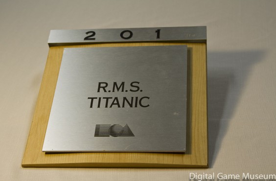 RMS Titanic nameplate